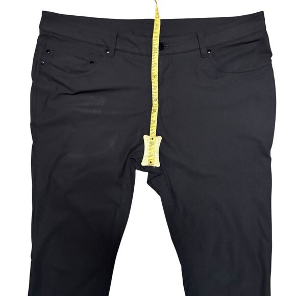 Lululemon Men's Skinny ABC Black Pants Warpstreme Fabric 5 Pocket Size 36 - Picture 8 of 9